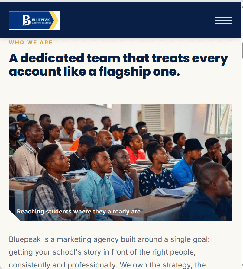 BluePeak detail