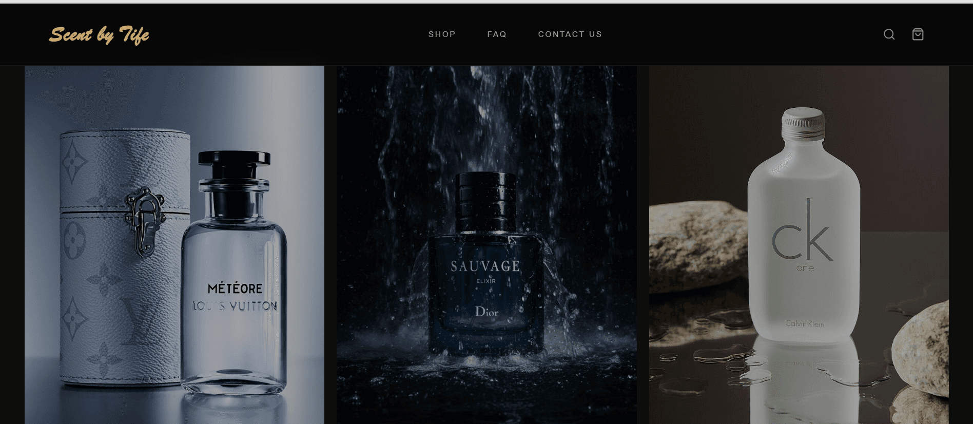 Perfume Website detail
